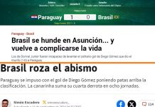 “Brasil se afunda”: imprensa internacional repercute derrota da Seleção nas eliminatórias