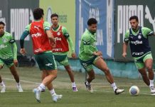 Palmeiras treina sem Estêvão e estuda mudanças para enfrentar o Vasco