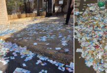 “Santinhos” continuam sujando ruas no dia de votação