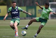 Palmeiras treina e programa volta de convocados para quinta-feira