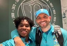 Palmeiras recebe Endrick na Academia de Futebol, e torcedores brincam: “Prendam ele aí”