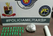 Força Tática prende traficante na vicinal Ângelo Comar