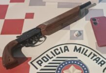 Homem é preso por posse ilegal de arma de fogo em Fernandópolis