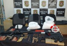 Justiça condena criminosos presos com ‘arsenal’ e drogas em Votuporanga
