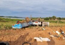 Motorista com marcas de facada na cabeça morre após capotar carro em Buritama