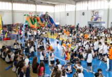 Brincando na Unifev reúne aproximadamente 3 mil crianças no Complexo Poliesportivo