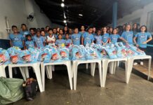 Direito da Unifev entrega 300 brinquedos para instituição beneficente