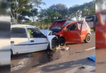 Homem morre e outro fica ferido após dois veículos baterem de frente em rodovia de Pereira Barreto