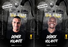 CAV anuncia as contratações dos volantes Dener e Dérick