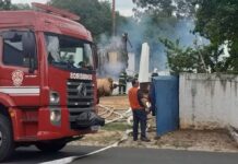 Incêndio destrói frigorífico em Birigui; polícia investiga causas