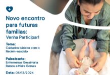 Encontro de Famílias Grávidas será no próximo dia 5