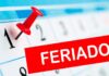 Governo divulga calendário oficial de feriados em 2025 com folgas prolongadas