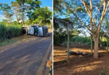 Motociclista morre atropelado por caminhonete em estrada rural de Santo Antônio do Aracanguá