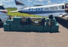 Piloto e copiloto suspeitos de transportar 435 quilos de cocaína em avião têm prisão preventiva decretada