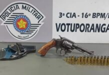 Homem é preso após apontar revólver durante acidente de trânsito em Votuporanga