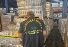 Ministério da Agricultura apreende 18,75 toneladas de arroz com embalagem adulterada