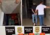 Polícia apreende 42 tabletes de drogas em buraco com piso falso em casa de Rio Preto