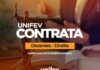 Unifev contrata docentes para o curso de Direito