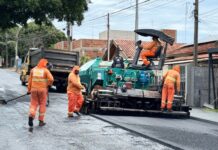 Programa Asfalto Novo chega à região central