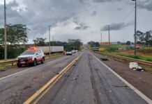 Motociclista morre em acidente na BR-153 em Rio Preto