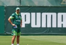 Palmeiras inicia trabalhos para visitar o Guarani; Felipe Anderson é desfalque