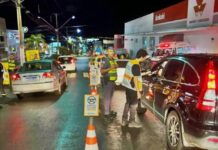 Operação Direção Segura Integrada autua 17 motoristas em Fernandópolis