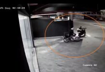 Homens são flagrados invadindo loja e furtando motos em Santa Fé do Sul