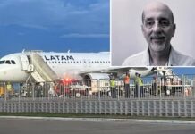 Polícia apura se passageiro que morreu ao cair de escada de avião teve parada cardiorrespiratória antes ou depois do acidente