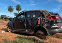 Homem de 48 anos morre após capotar carro em rodovia de Potirendaba