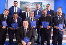 Prefeito Claudinei do Skinão toma posse em Valentim Gentil