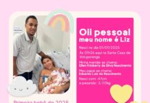 Primeiro bebê nascido em 2025 em Votuporanga é uma menina