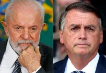 Lula empata com Tarcísio e Michelle e perde de Bolsonaro, inelegível, diz pesquisa