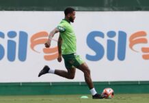 Micael faz primeiro treino pelo Palmeiras, e Felipe Anderson fica próximo de retorno