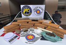 Força Tática apreende 14 quilos de maconha em Fernandópolis