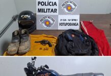 Polícia Militar esclarece roubos e prende suspeito com revólver