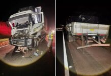 Colisão deixa motorista ferido na Rodovia Euclides da Cunha