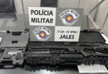 CAC é preso com arma irregular após violência doméstica em Jales