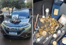 Polícia Militar intercepta quadrilha de assaltantes em Mirassol