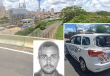 Preso que morreu ao pular de pontilhão correu quase 400 metros após estourar vidro de viatura e fugir