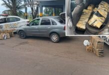 Homem é preso transportando 350 kg de maconha em rodovia de Castilho