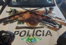 Homens são presos por caça e porte ilegal de arma em Pedranópolis