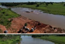 Obra de desassoreamento da Represa Municipal de Votuporanga avança