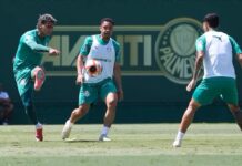 Palmeiras pode ter três mudanças no time titular para enfrentar o São Paulo