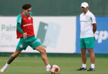 Maurício inicia transição no Palmeiras; Marcos Rocha tem lesão na coxa
