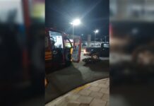 Colisão entre caminhonete e motocicleta deixa feridos na Avenida Emílio Arroyo Hernandes