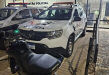 Polícia Militar recupera motocicleta furtada em Votuporanga
