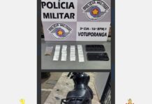 Homem é preso por tráfico de drogas e adulteração de veículo em Votuporanga