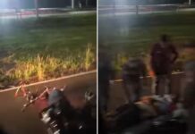 Ciclista na contramão causa acidente em Votuporanga