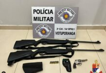 Homem é preso por porte e posse ilegal de arma de fogo em Votuporanga