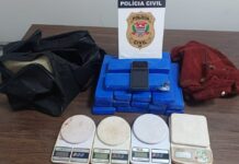 Polícia Civil prende homem com 16 tabletes de maconha